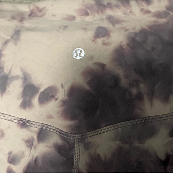 Lululemon align pant criss cross waist size 12 diamond dye pink bliss - Picture 13 of 16